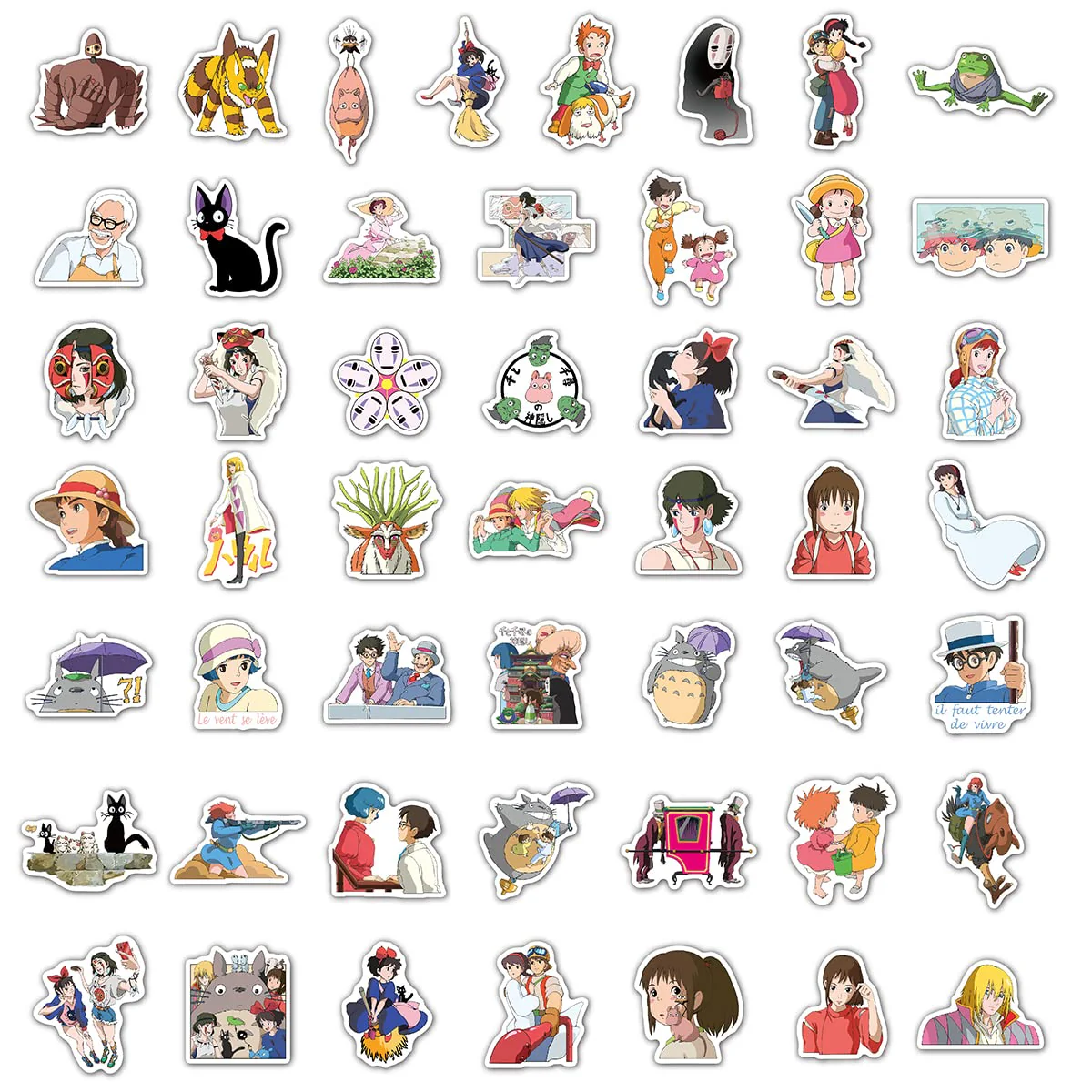 100 Totoro Aufkleber, Wasserfeste Vinyl Stickers für DIY Dekoration, Graffiti Style Decals für Auto Motorräder Laptop Fahrrad Skateboard Snowboard Gepäck Aufkleber MacBook iPad und mehr - Image 5