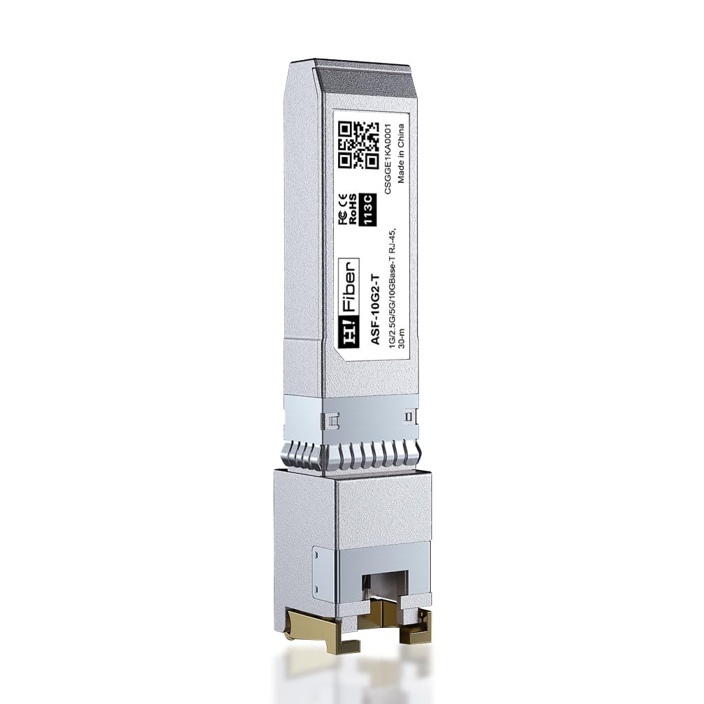 10GBASE-T SFP+ Transceiver 30 meters, SFP+ zu RJ45, 10G SFP+ zu Ethernet Modul Kompatibel mit Cisco SFP-10G-T-S, MA-SFP-10GB-T, Ubiquiti UniFi UF-RJ45-10G, Mikrotik S+RJ10, Netgear AXM765... - Image 2