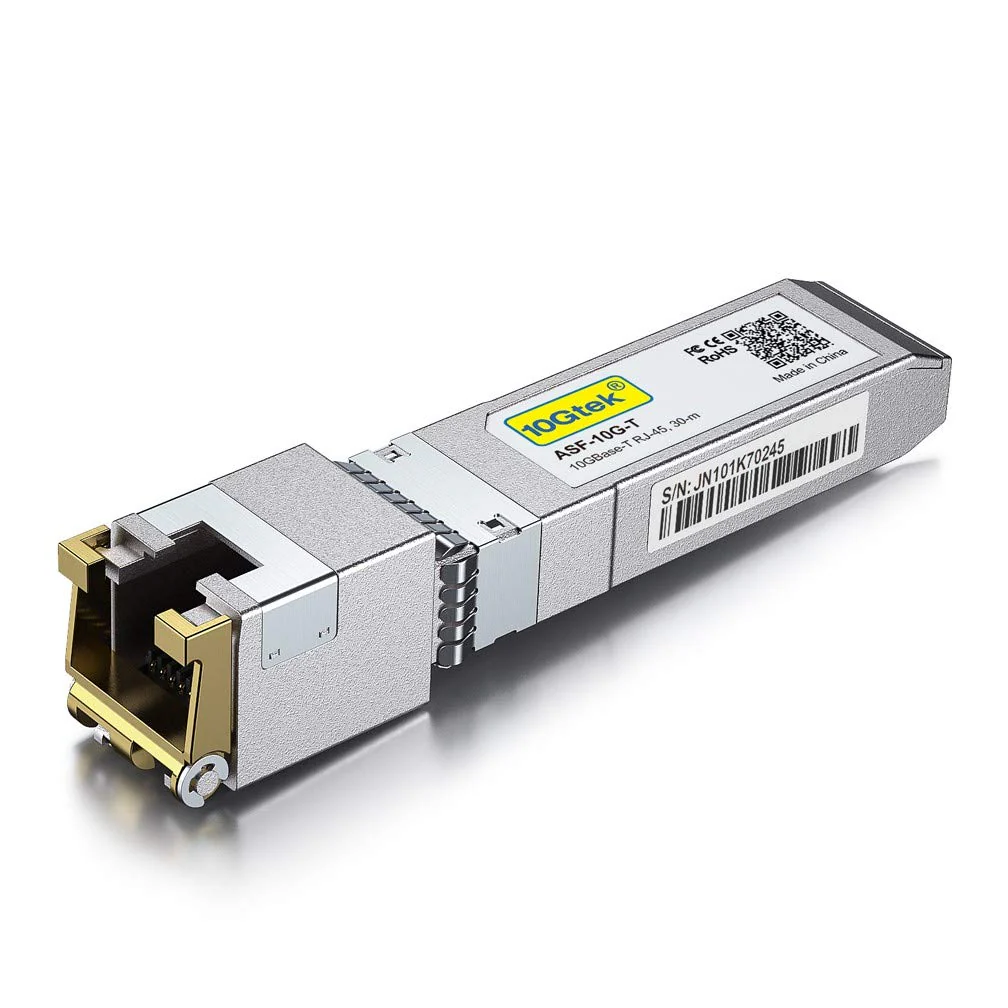 10Gtek 10Gb SFP+ auf RJ45 Modul 30-Meter, 10GBase-T Kupfer CAT.6a Transceiver Kompatibel für Cisco SFP-10G-T-S, Ubiquiti UniFi UF-RJ45-10G, MikroTik S+RJ10, Netgear, TP-Link, D-Link, Open Switch - Image 5