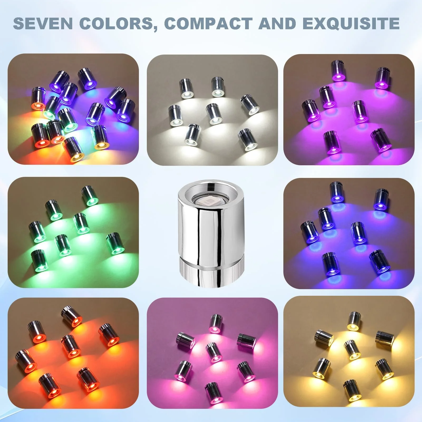 20 Stück Mini Led Licht Bunt Kleine Led Lichter Micro Für Beleuchtung Puppenhaus Mit 40 Kleber Puppenhaus Licht Für Partydekoration Basteln Puppenhauszubehör Bausteine Vitrinen(Buntes Licht) - Image 8