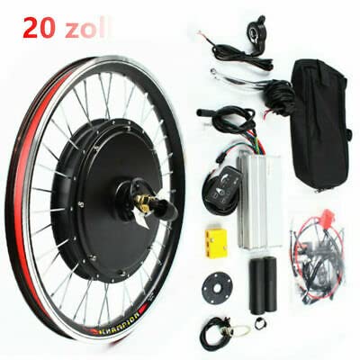 20 Zoll 48V Elektro-Fahrrad Kit E-Bike Elektrofahrrad Umbausatz Vorderrad 1000W Conversion Motor Set Fahrrad Nabenmotor Anzeige Frontmotor Elektrisches Fahrrad-Rad Naben-Frontmotor-UmrüStsatz - Image 3