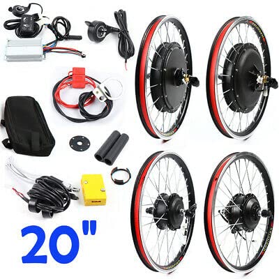 20 Zoll 48V Elektro-Fahrrad Kit E-Bike Elektrofahrrad Umbausatz Vorderrad 1000W Conversion Motor Set Fahrrad Nabenmotor Anzeige Frontmotor Elektrisches Fahrrad-Rad Naben-Frontmotor-UmrüStsatz - Image 4