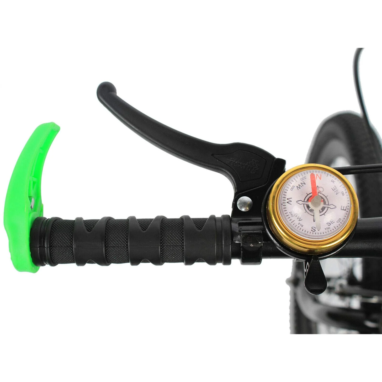20 Zoll Kinderfahrrad Adult Fahrrad Cityfahrrad 6 Gang Mountainbike Hartstahl Fahrräder Doppelscheibenbremse Stoßdämpfung Sicherheitsbremssystem (Grün) - Image 6