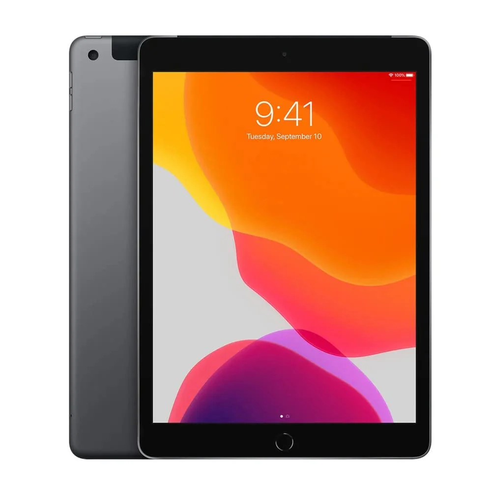 2019 Apple iPad (10,2-zoll, Wi-Fi + Cellular, 32GB ) Space Grau (Generalüberholt) - Image 4