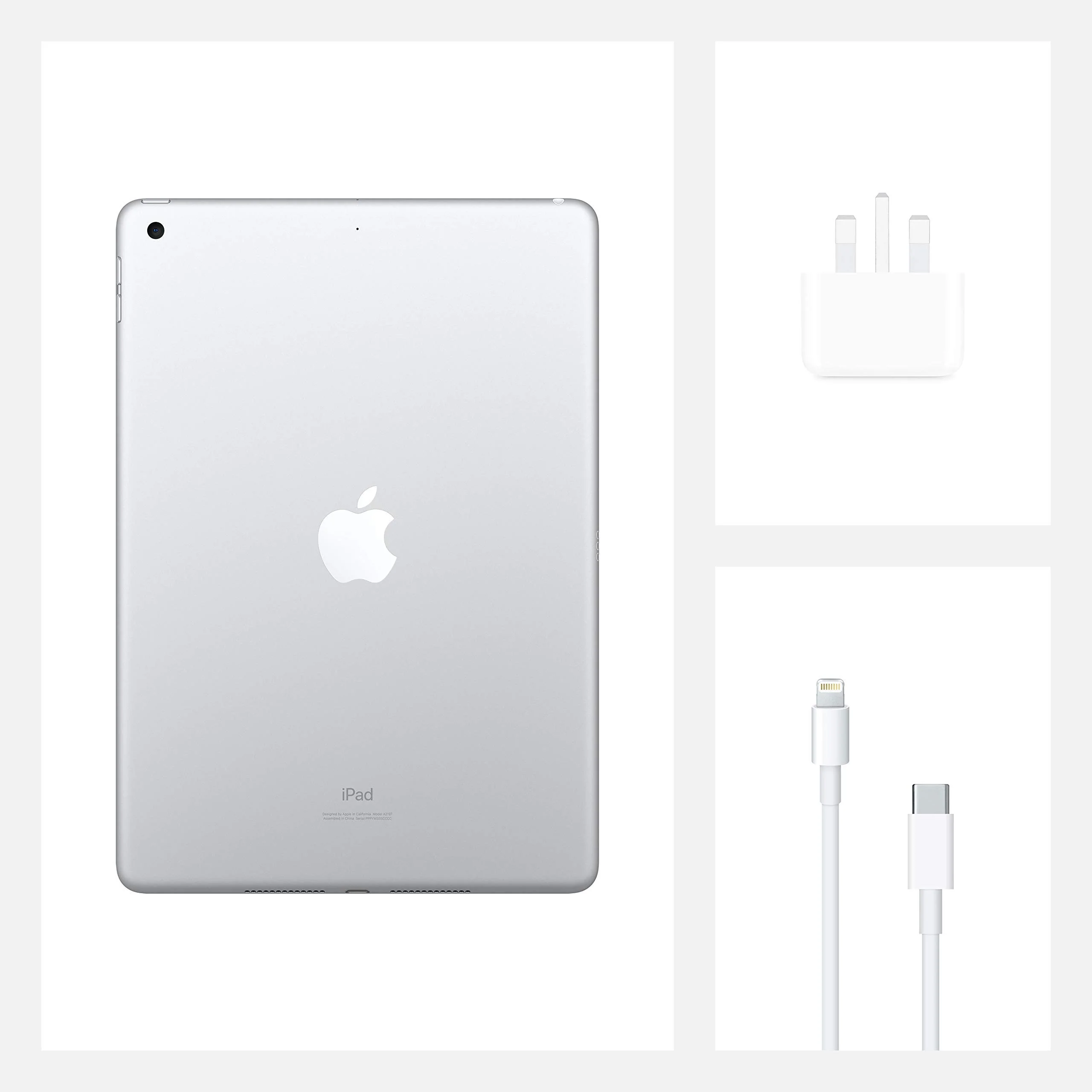 2020 Apple iPad (10,2 zoll, Wi-Fi + Zellular, 32GB) Silber (Generalüberholt) - Image 4