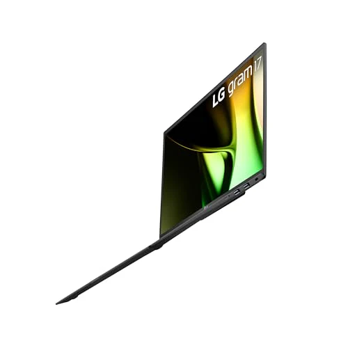 2024 LG gram 17 Zoll Notebook - 1350g Intel Core Ultra7 Laptop (16GB RAM, 1TB Dual SSD, 21,5h Akkulaufzeit, IPS Panel Anti-Glare Display, Win 11 Home) - Schwarz - Image 10