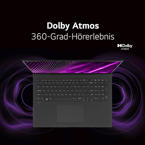 2024 LG gram 17 Zoll Notebook - 1350g Intel Core Ultra7 Laptop (16GB RAM, 1TB Dual SSD, 21,5h Akkulaufzeit, IPS Panel Anti-Glare Display, Win 11 Home) - Schwarz - Image 15