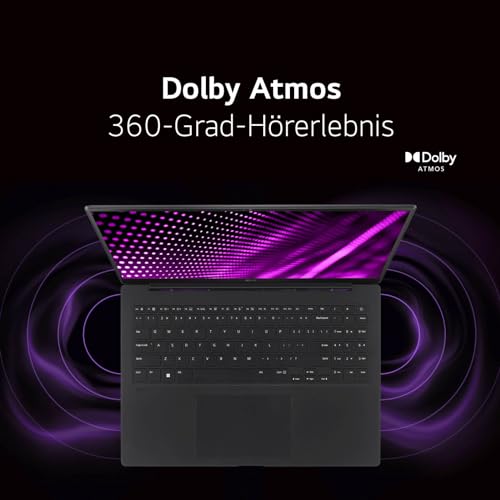 2024 LG gram Pro 16 Zoll Notebook - 1199g Intel Core Ultra7 Laptop (32GB RAM, 2TB Dual SSD, 24,5h Akkulaufzeit, IPS Panel Anti-Glare Display, Win 11 Pro) - Schwarz - Image 4