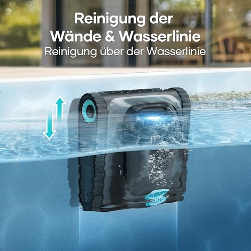 (2026 Upgrade) AIPER Scuba S1 Poolroboter Boden und Wand, Wasserlinienreinigung, Doppelfiltration, 270 Min Laufzeit, Intelligente Navigation, App-Steuerung & OTA-Updates für Einbau- und Aufstellpools - Image 5