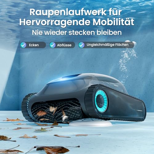 (2026 Upgrade) AIPER Scuba S1 Poolroboter Boden und Wand, Wasserlinienreinigung, Doppelfiltration, 270 Min Laufzeit, Intelligente Navigation, App-Steuerung & OTA-Updates für Einbau- und Aufstellpools - Image 6