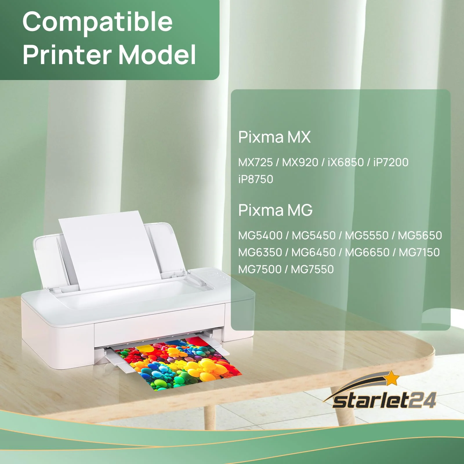 20x Druckerpatronen Ersatz Kompatibel für Canon PGI-550 CLI-551 für PIXMA iP-7200 iP-7250 MX-925 iP-8750 iX-6850 MG-5450 MG-5550 MG-5650 MG-5655 MG-6350 MG-6450 MG-6650 MG-7100 MG-7150 MG-7550 MX-725 - Image 4
