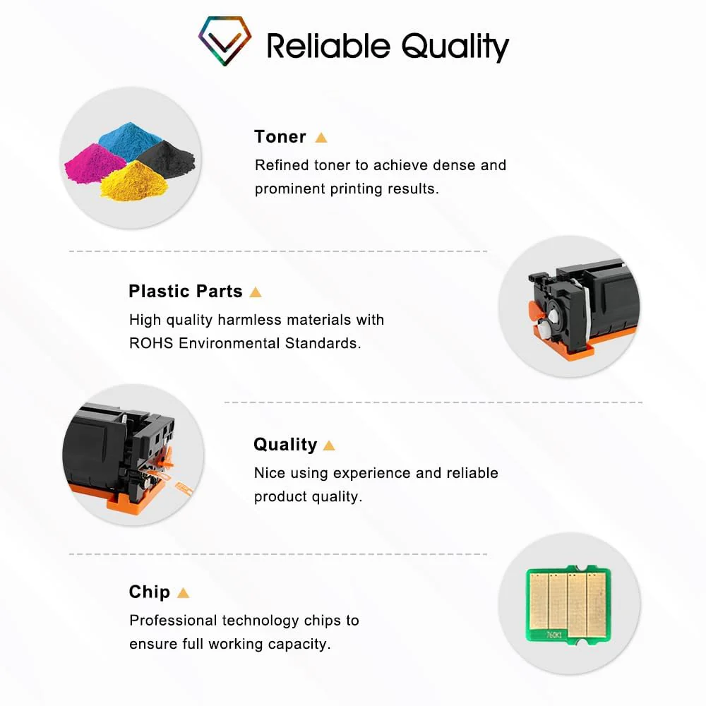 219A 219X MFP 3302FDWG Toner Mit Chip: 4-Pack Kompatible Ersatz für HP 219A 219X für Color Laserjet Pro MFP 3302SDWG 3302FDNG 3302FDW 3302SDW 3302FDN 3202DN 3202DW W2190A Schwarz Cyan Magenta Gelb - Image 2