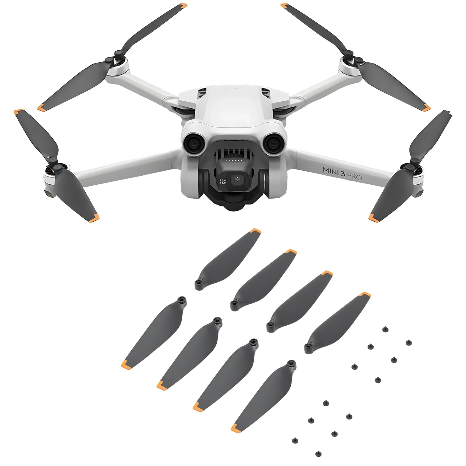 24Pcs Propeller für DJI Mini 4 Pro/Mini 3 Pro Ersatzpropeller Blätter Geräuscharm Flügel 6030F Luftschrauben DJI Mini 3 / 4 Pro Drohnenzubehör Exklusive Schrauben & Schraubendreher Orange - Image 6