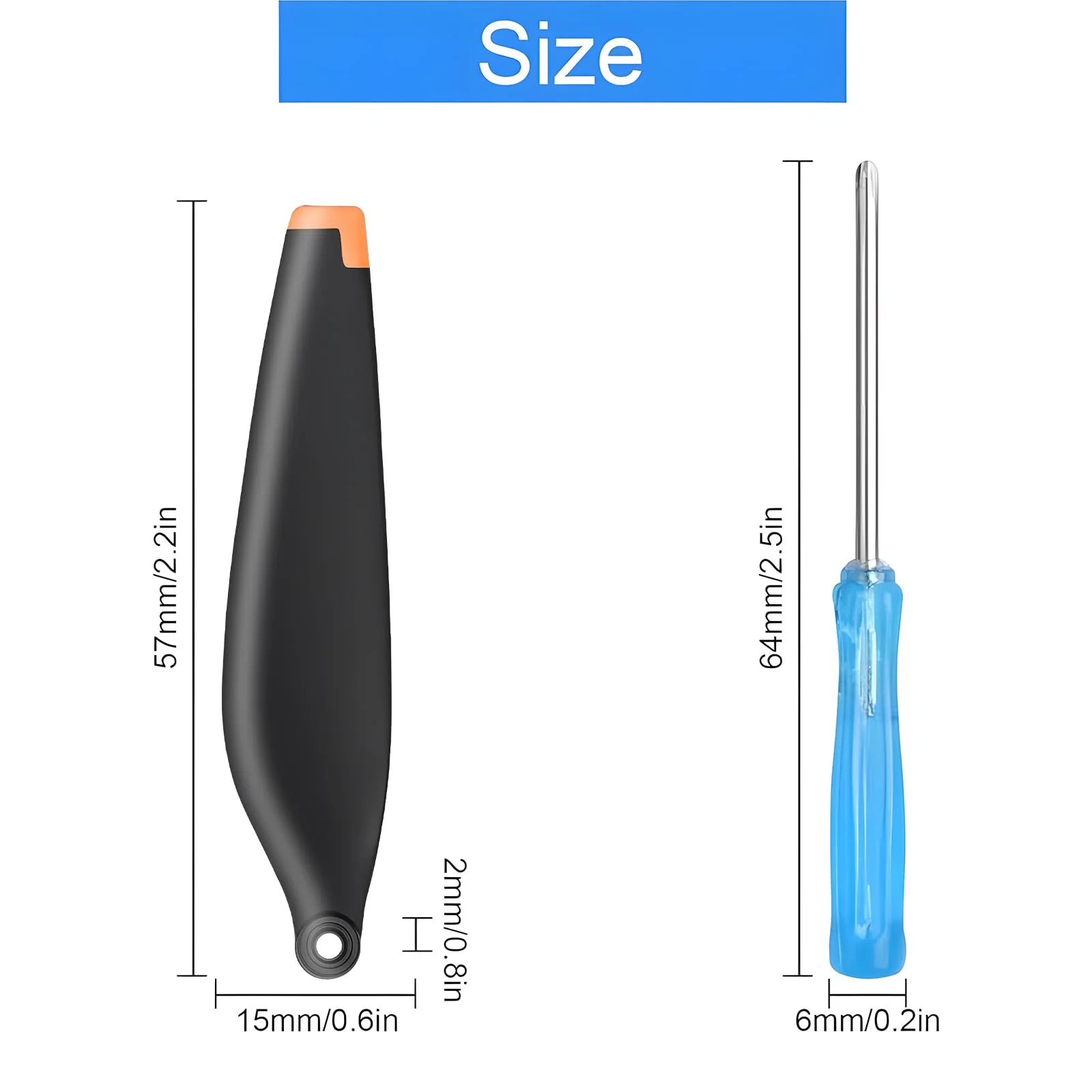 24Pcs Propeller für DJI Mini 4 Pro/Mini 3 Pro Ersatzpropeller Blätter Geräuscharm Flügel 6030F Luftschrauben DJI Mini 3 / 4 Pro Drohnenzubehör Exklusive Schrauben & Schraubendreher Orange - Image 9