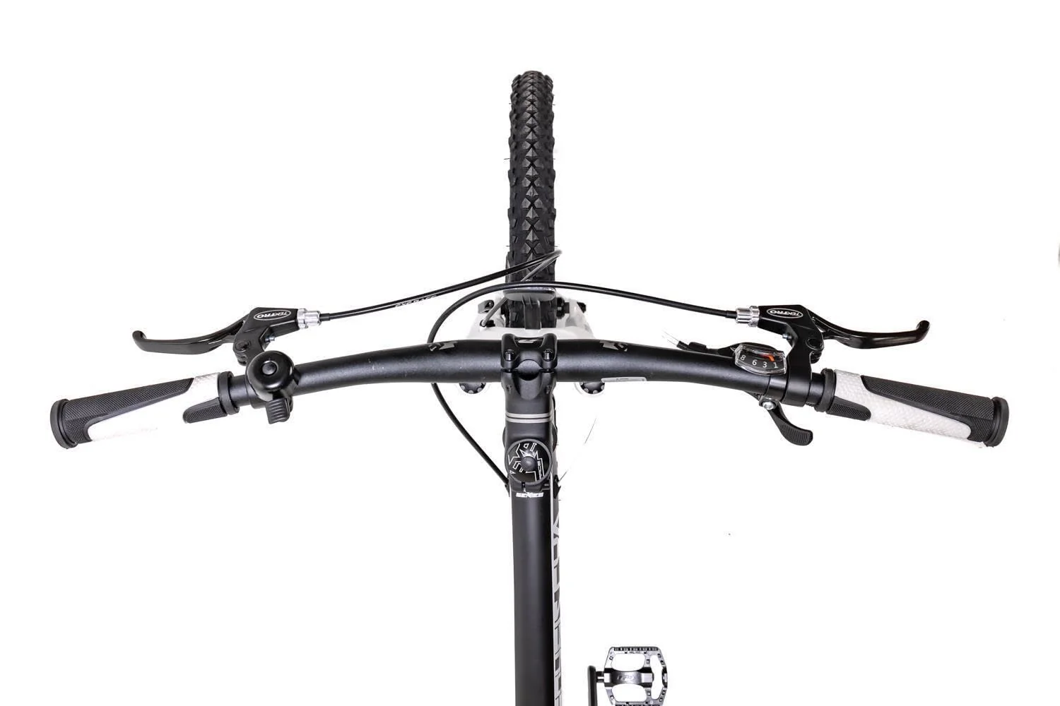 26 Zoll Alu Mountainbike Leader Fox Factor 8 Gang Scheibenbremse Rh 41 cm schwarz Weiss - Image 5