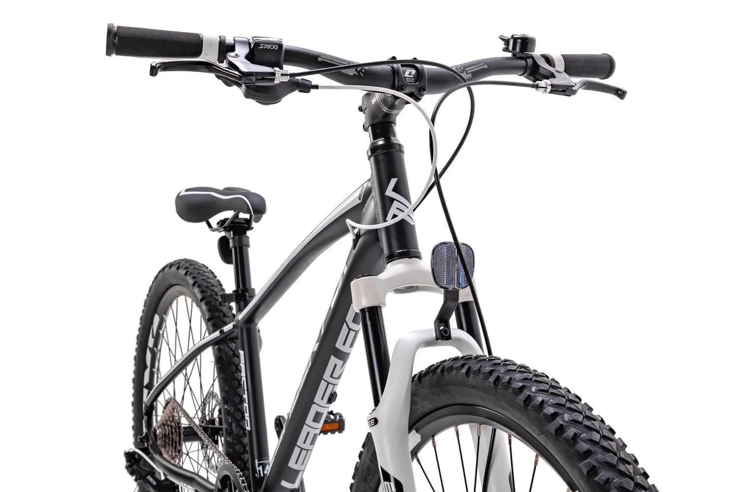 26 Zoll Alu Mountainbike Leader Fox Factor 8 Gang Scheibenbremse Rh 41 cm schwarz Weiss - Image 7