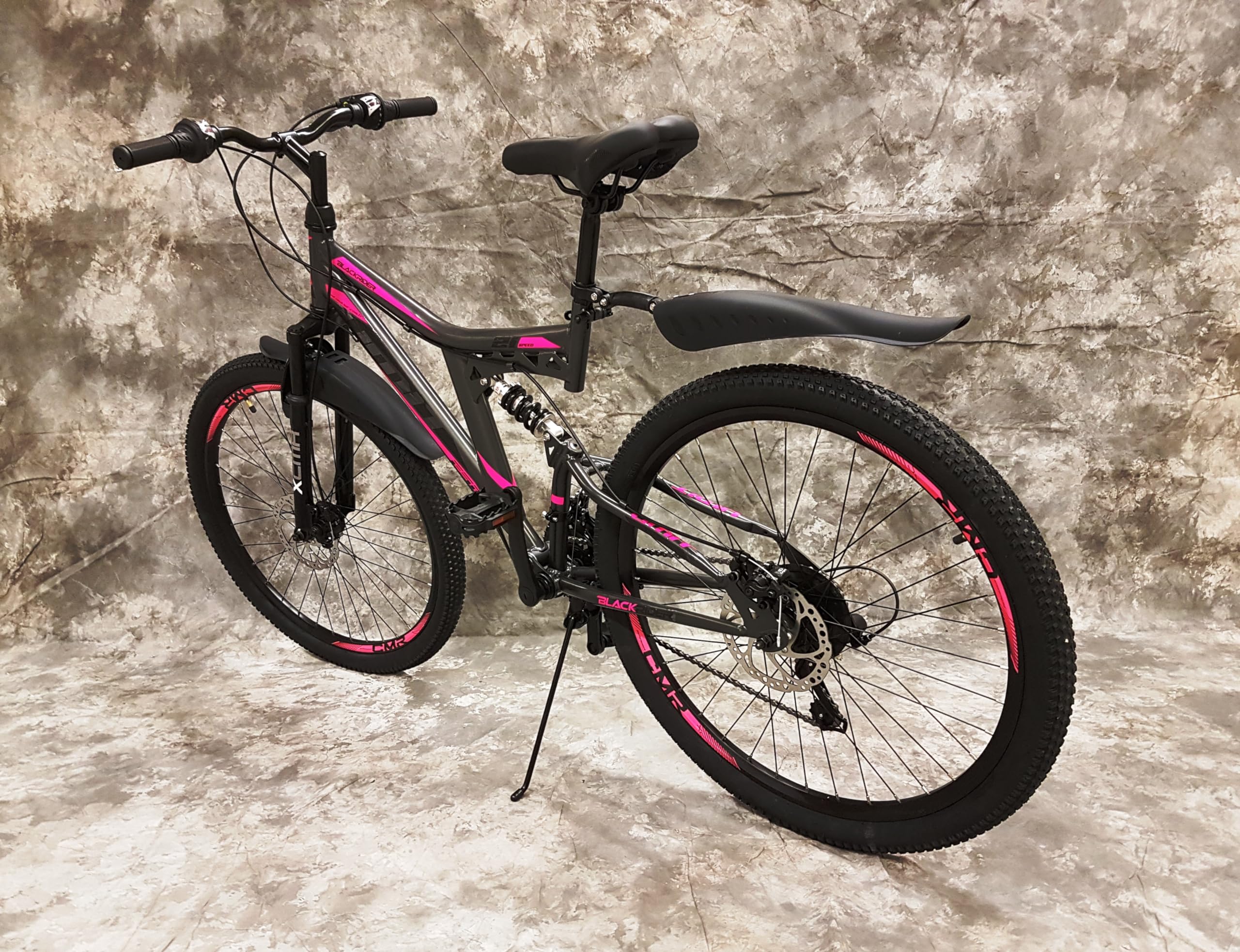 26 Zoll MTB Blackrider Vollgefedert 21-Gang Kettenschaltung mit Scheibenbremsen NEU 2638-ANTRA-PINK Bitte BEACHTEN AB 155 cm KÖPERGRÖSSE GEEIGNET !!!!!!! - Image 7