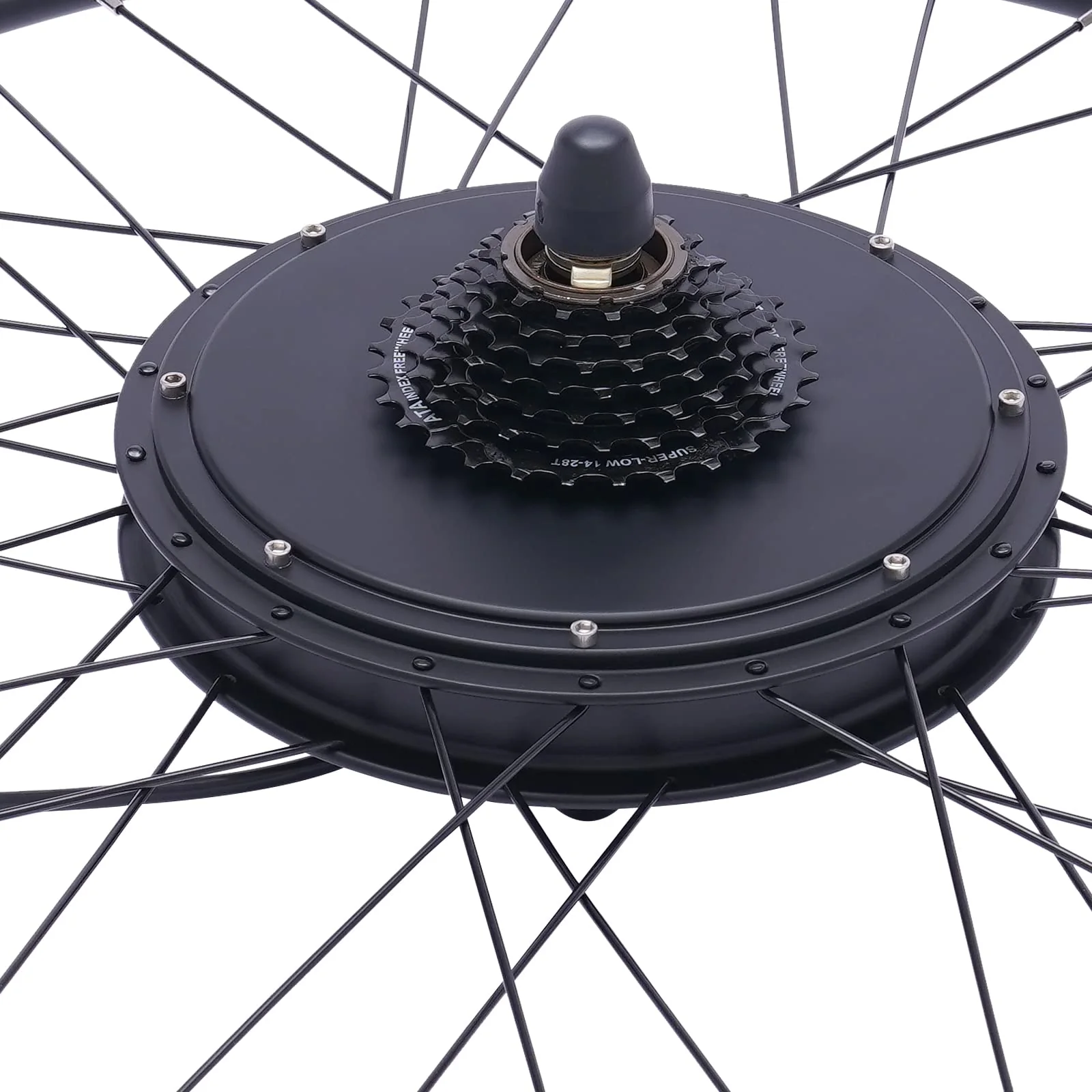 28“ E-Bike Fahrrad Umbausatz, 1000W E-Bike Nabenmotor Umbausatz Elektro Vorderrad Hinterrad Elektrofahrrad ebike Motor Conversion Kit - Image 4