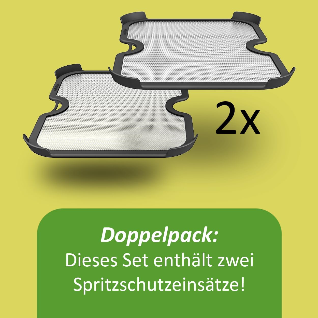 2x ZauberFry Spritzschutz, Effektiver Fettspritzschutz kompatibel mit Ninja Foodi MAX Dual Zone AF400EU & AF451EU Heißluftfritteuse, Zubehör, Schutz für Heizspirale und Ventilator - Image 6
