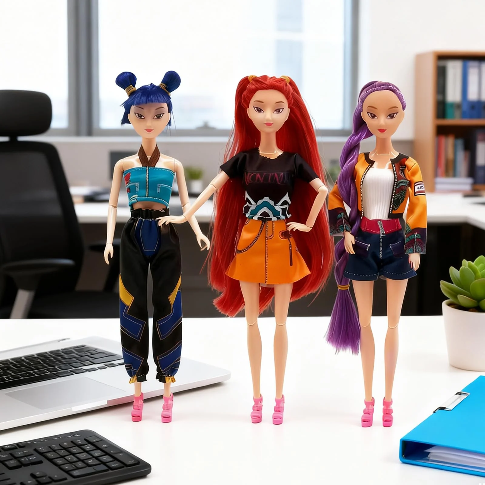 3 Stück pop Demo Hunters Rumi Mira Zoey Figuren Huntrix K-pop Hunter Merch Puppen für Fans - Image 5