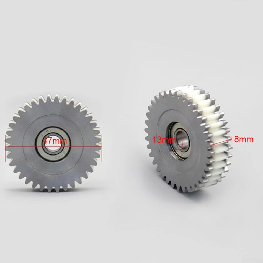 3 x 36 Zähne E-Bike-Radnabenmotor, Planetengetriebe mit Kugellager für Bafang, 500 W, 47 x 8 x 13 mm, Nylon-Zähne, Getriebe, Kupplung, E-Bike-Werkzeug-Zubehör (47 x 13 x 8 mm) - Image 6