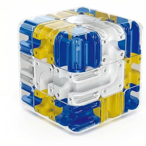 3D Labyrinth-Puzzle-Würfel – Denksportspielzeug für Jugendliche & Erwachsene | Fördert räumliches Vorstellungsvermögen & logisches Denken