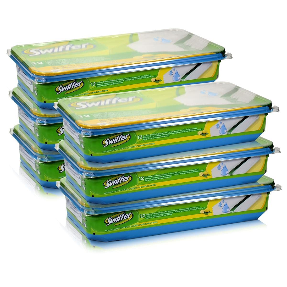 3x Swiffer Wet Wischtücher Nachfüllpackung 24 Tücher - Image 6