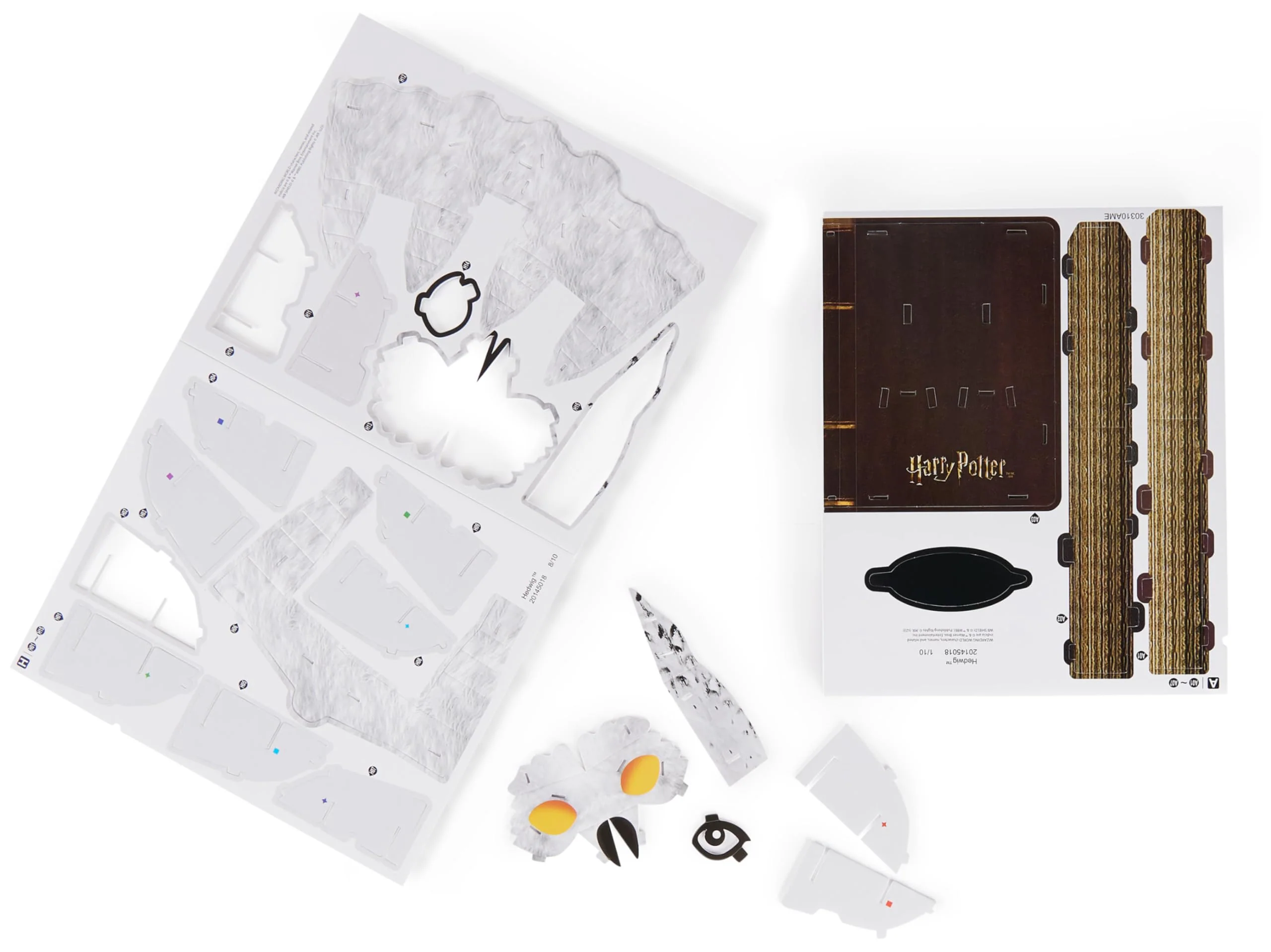 4D Build - Harry Potter, 3D-Puzzle der beliebten Schnee-Eule Hedwig aus hochwertigem Karton, 118 Teile, für Harry Potter Fans ab 12 Jahren - Image 7