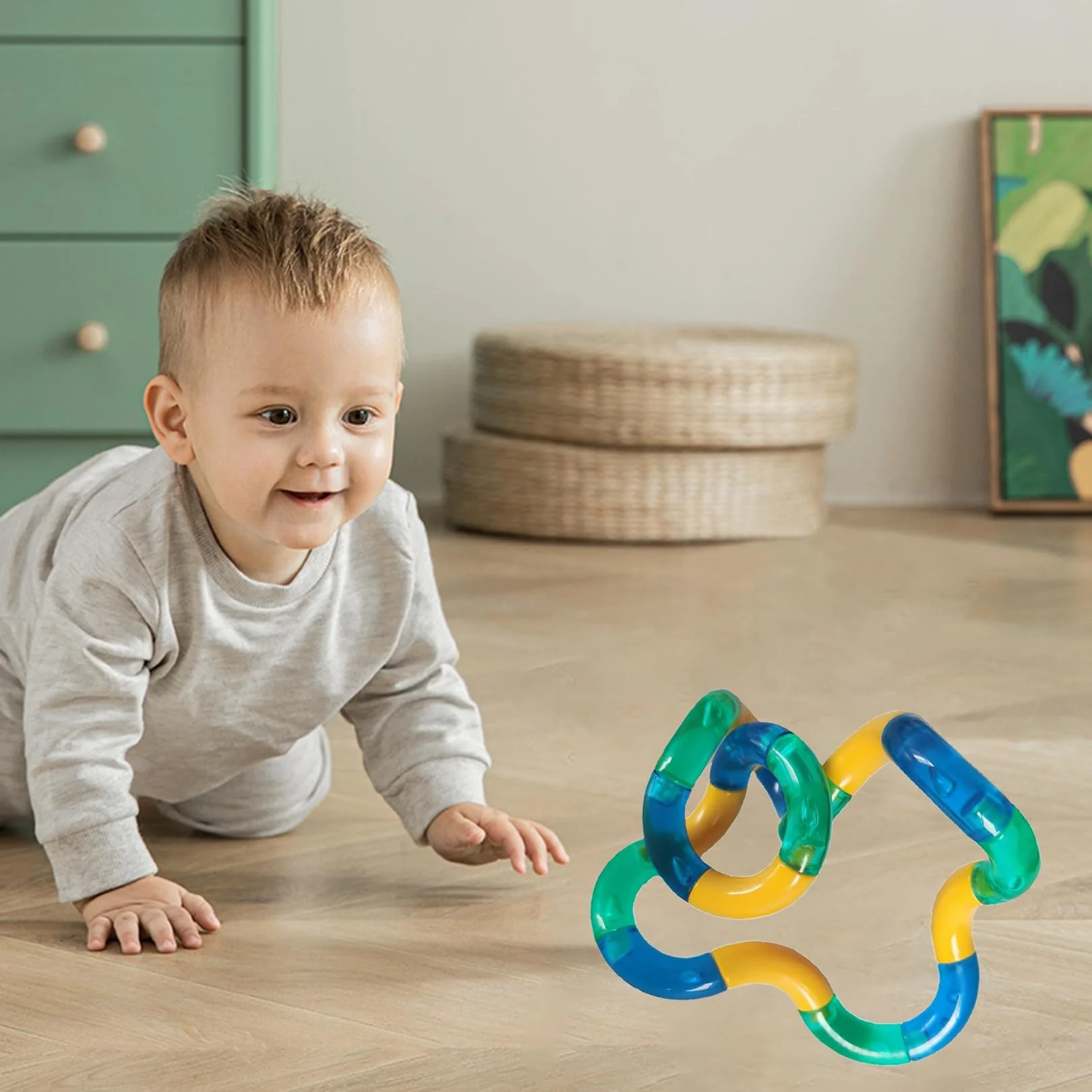 5 Stück Fidget Toys Autism Fingers Tangle Fidget Twister Fidgets Toy Stimming Sensory Stressabbau Erwachsene Anti Stress Spielzeug Kinder Skills Panikattacken für Erwachsene und Kleinkinder - Image 4