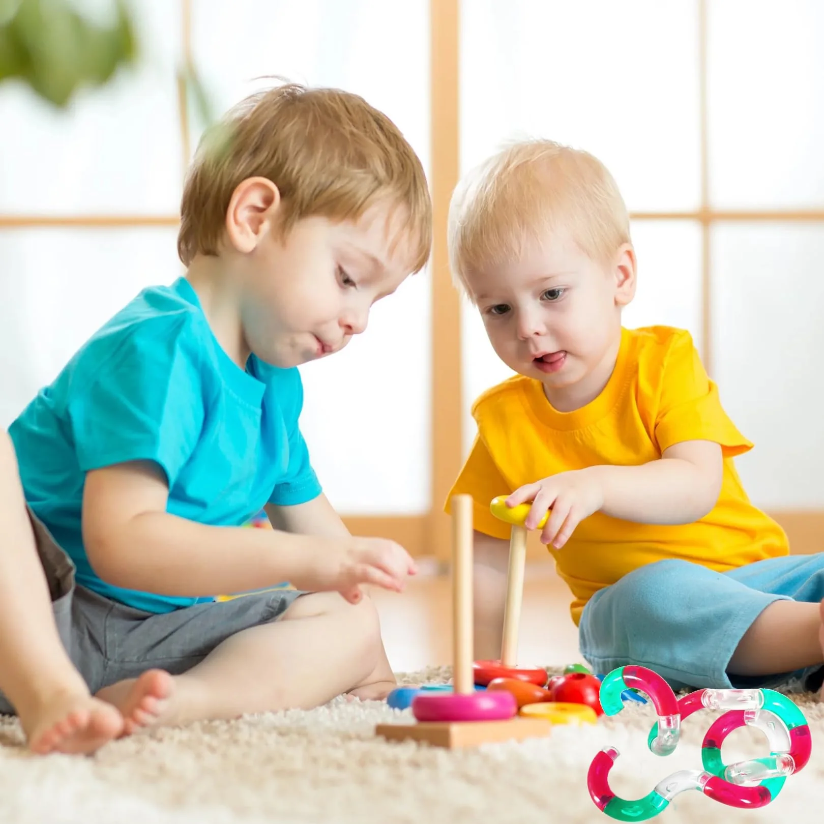 5 Stück Fidget Toys Autism Fingers Tangle Fidget Twister Fidgets Toy Stimming Sensory Stressabbau Erwachsene Anti Stress Spielzeug Kinder Skills Panikattacken für Erwachsene und Kleinkinder - Image 5