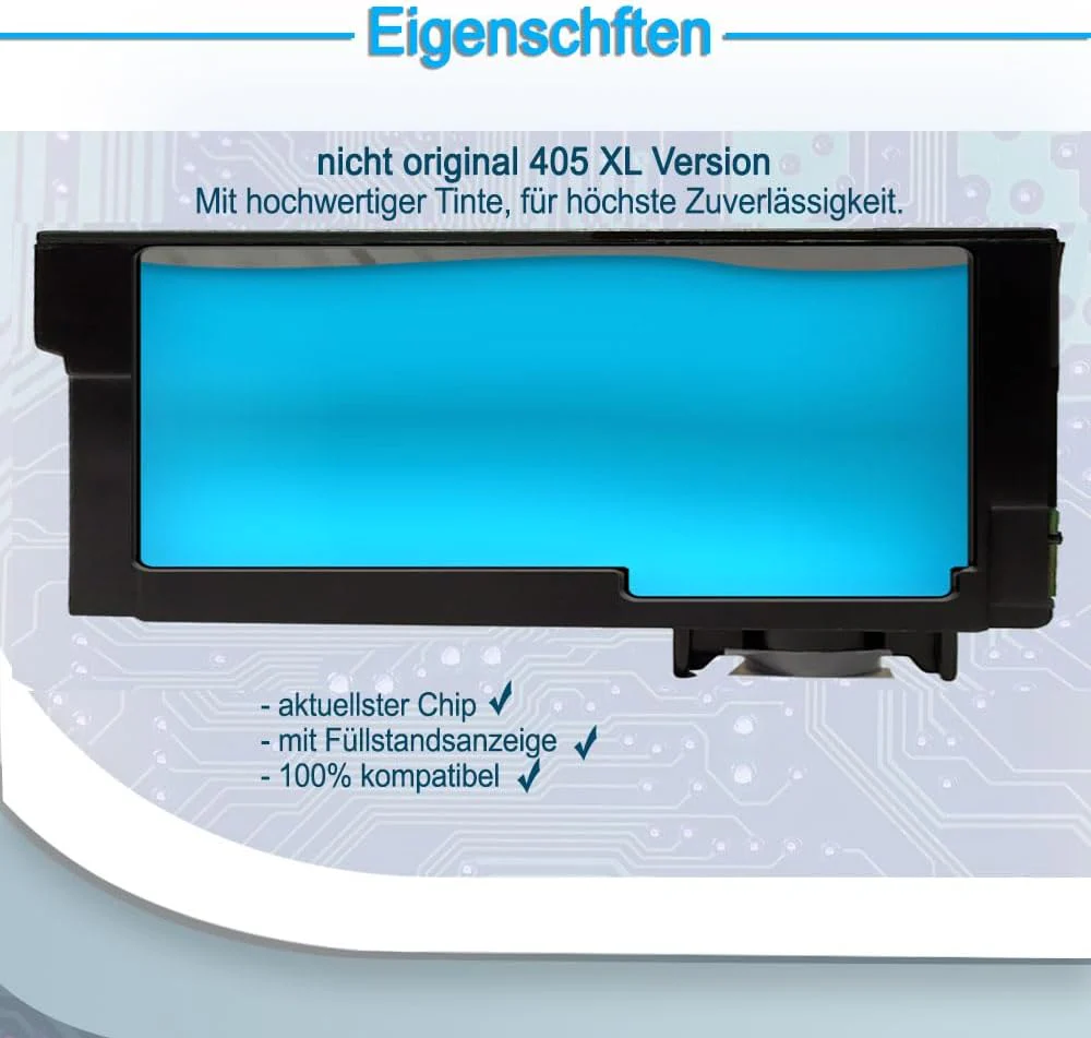 5er Set kompatibel für Epson Nr. 405XL Patronen Workforce WF-7310 WF-7830 WF-7835 WF-7840 WF-7835 Workforce Pro WF-3820 WF-3825 WF-4820 WF-4825 WF-4830 - Image 11