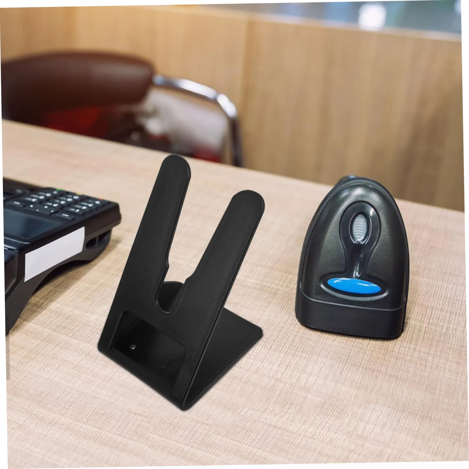 5St Scannerhalterung Rack für Etikettenleser Scannerständer für den Schreibtisch Handscanner-Rack Scanner-Autohalterung Scanner für Computer Scanner für Etiketten Plastik Black SOLUSTRE - Image 10