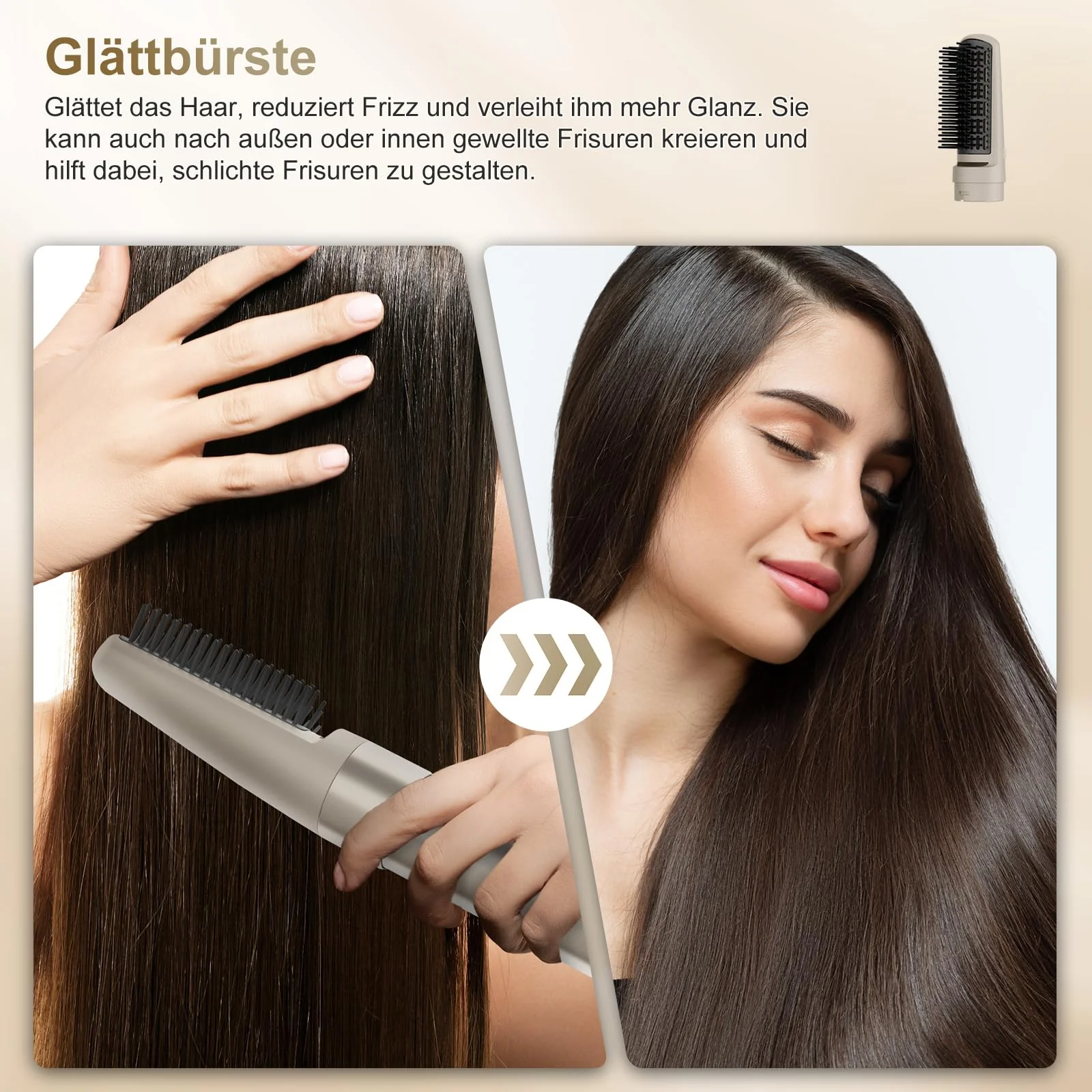7MAGIC 6 in 1 Airstyler, Hairstyler, Lockenstab Auto-Wrap, Stylen Sie Beach Wave, Ionen Föhn, Professioneller Rundbürstenföhn,Glätteisen, für Besondere Anlässe, Reisen - Image 5