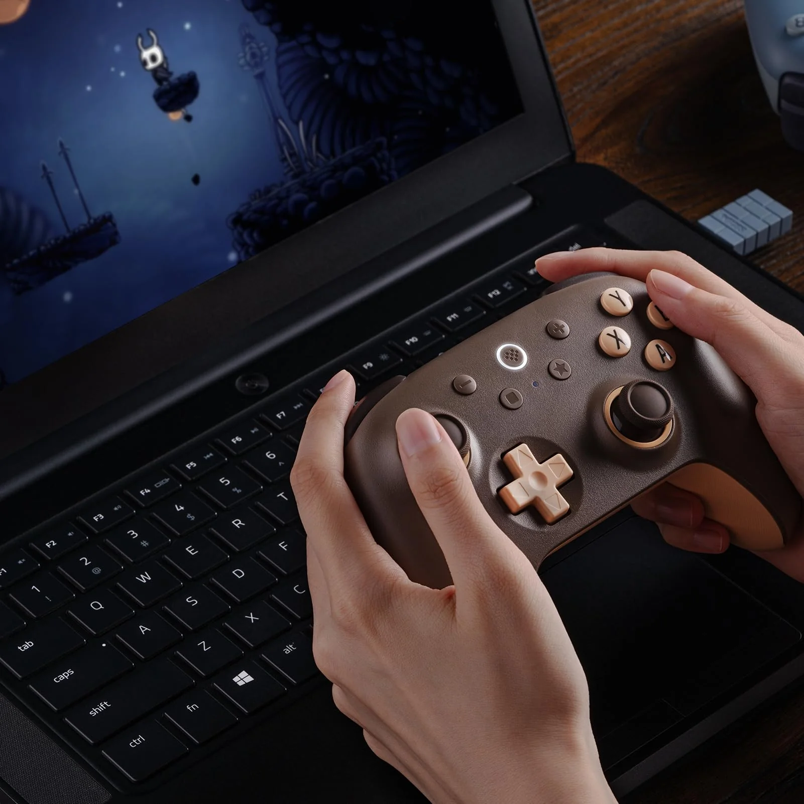 8bitdo Ultimate 2C Wireless Controller für Windows-PC und Android, mit 1000 Hz Abfragerate, Hall-Effekt-Joysticks und Hall-Triggern und Neu Belegbaren L4/R4-Stoßfängern, Turbofunktion (Brownie) - Image 6