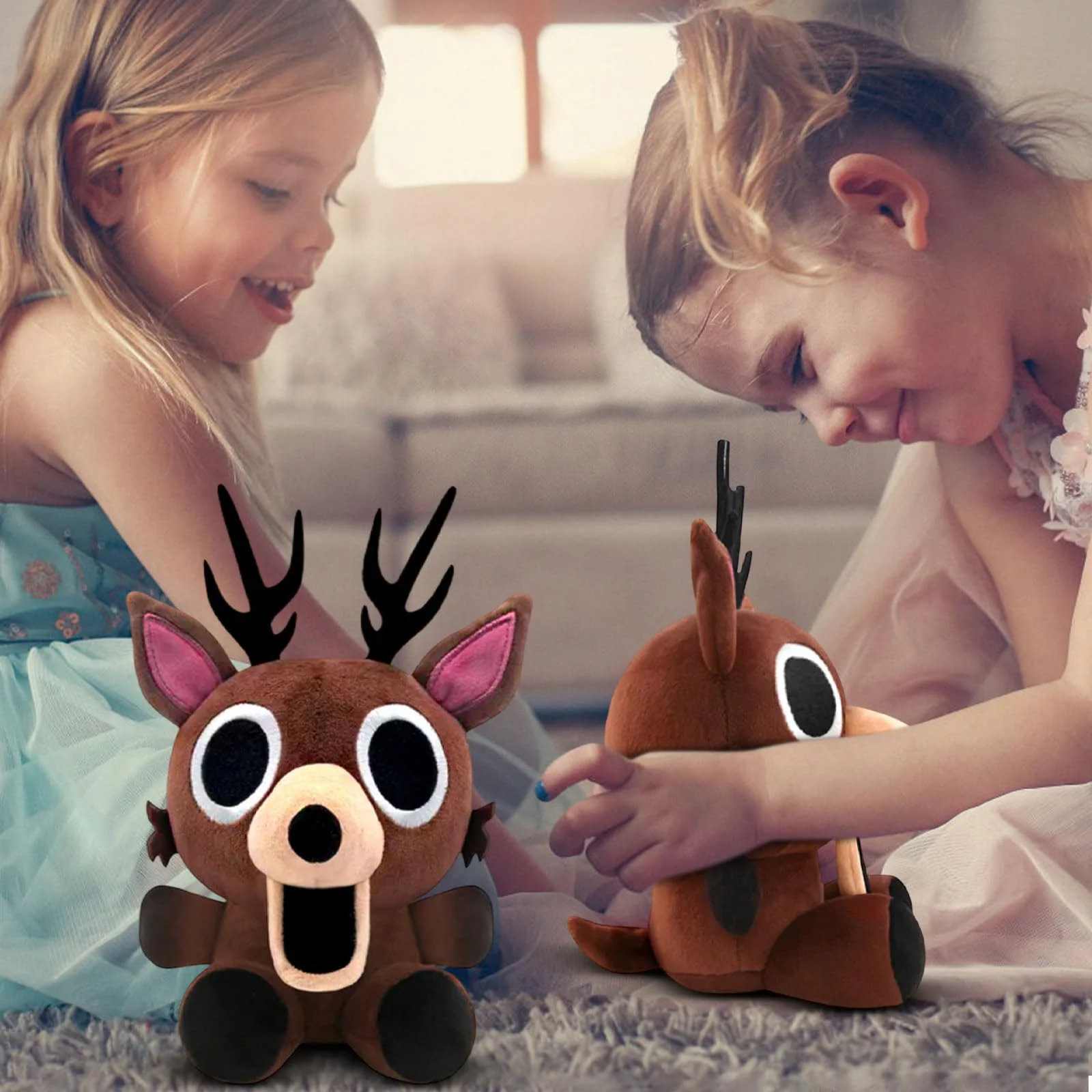 99 Nights in The Forest Deer Plüsch Weiches Gefülltes Tier Puppe Plüschspielzeug für Kinder Jungen und Mädchen - Image 3