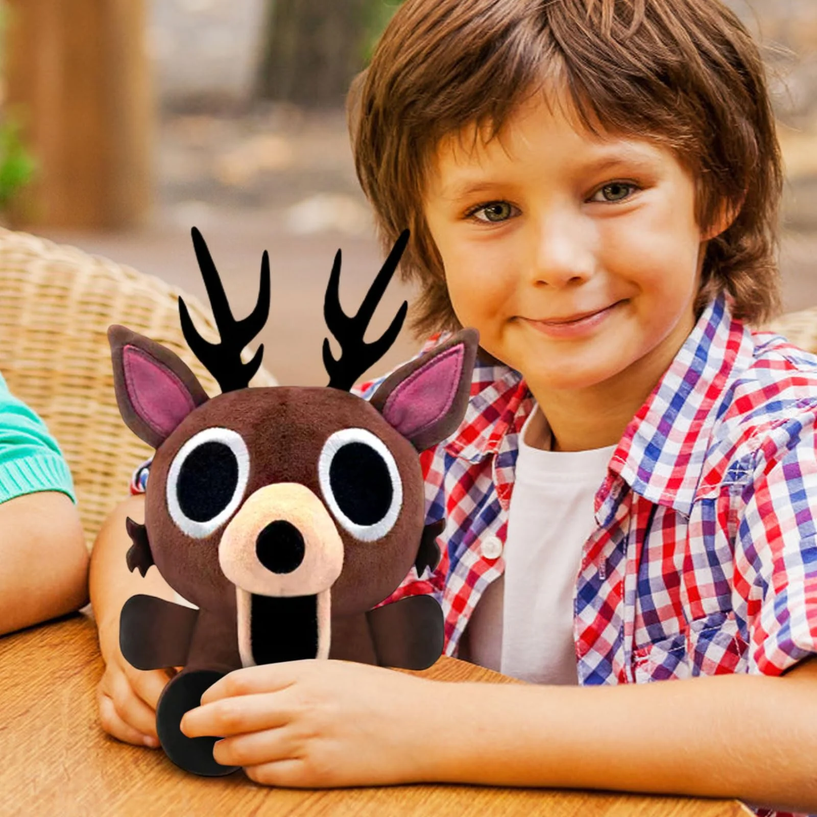 99 Nights in The Forest Deer Plüsch Weiches Gefülltes Tier Puppe Plüschspielzeug für Kinder Jungen und Mädchen - Image 4