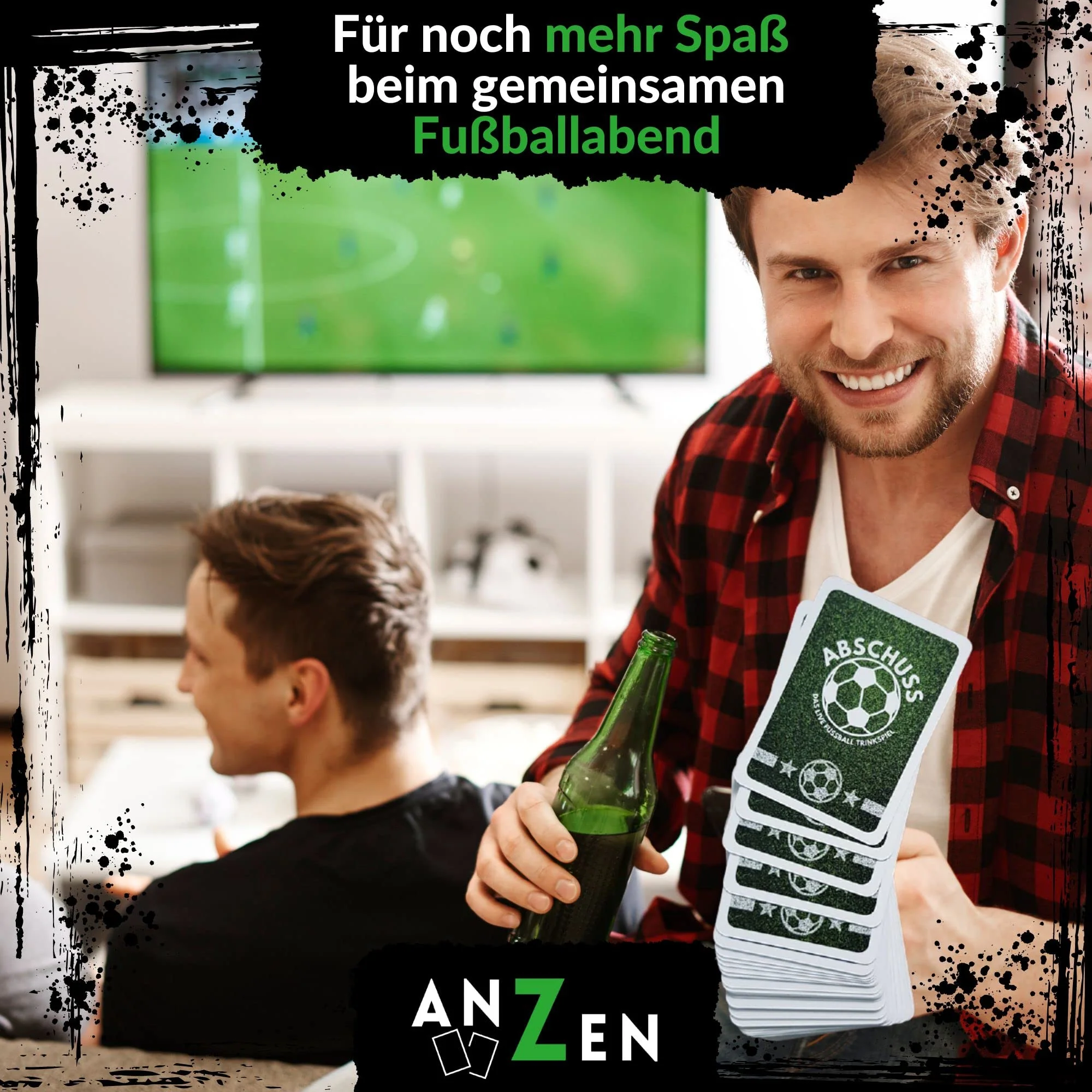 ABSCHUSS - Das Live Fussball Trinkspiel | Kartenspiel | passend zu Bundesliga bis Kreisliga Spielen + Champions League + EM-WM im TV | Fanartikel | Geschenk für Männer | Geschenke Fußballfan - Image 6