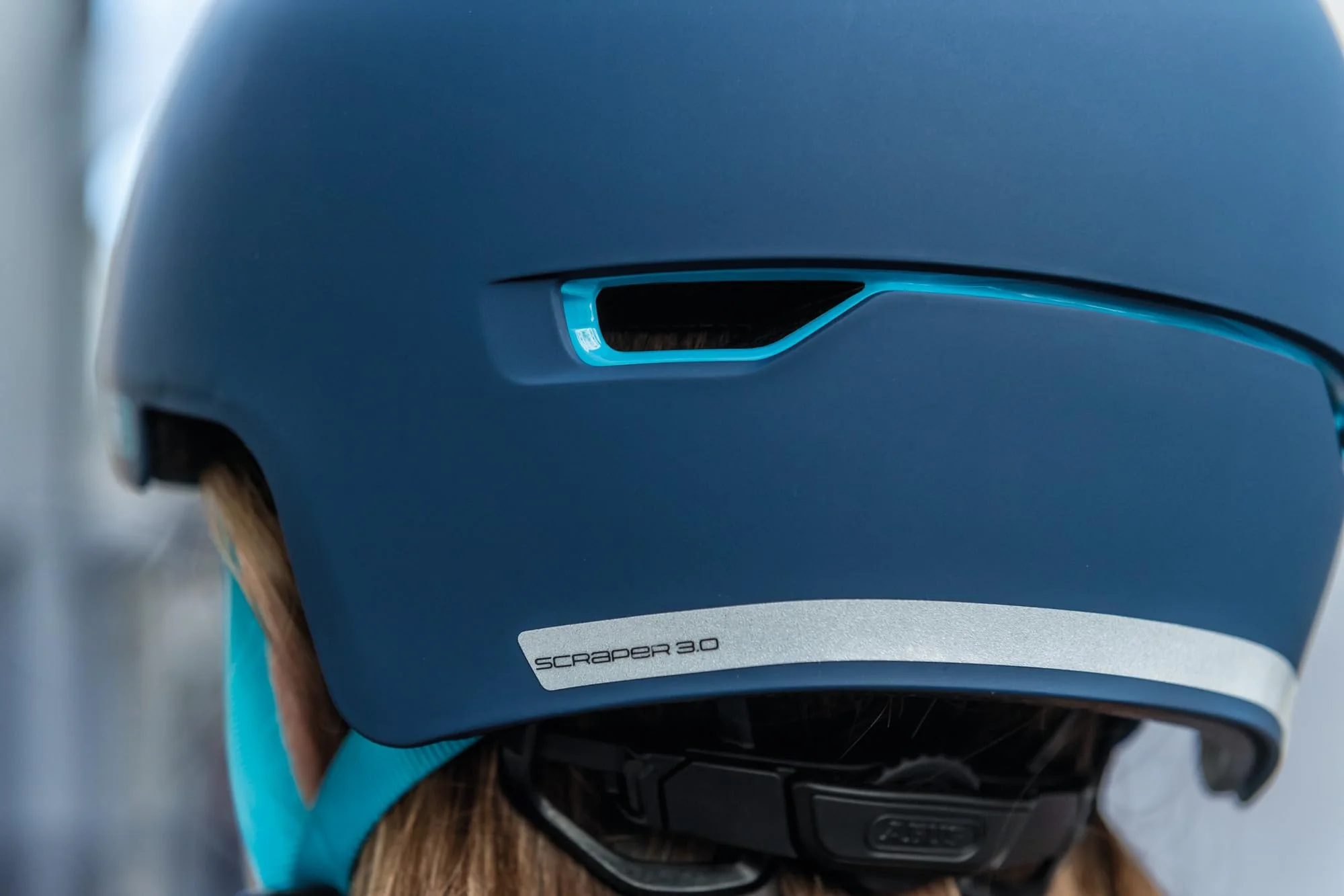 ABUS Stadthelm Scraper 3.0 ACE - Robuster Fahrradhelm für den Stadtverkehr - für Damen und Herren - Orange, Größe M - Image 3