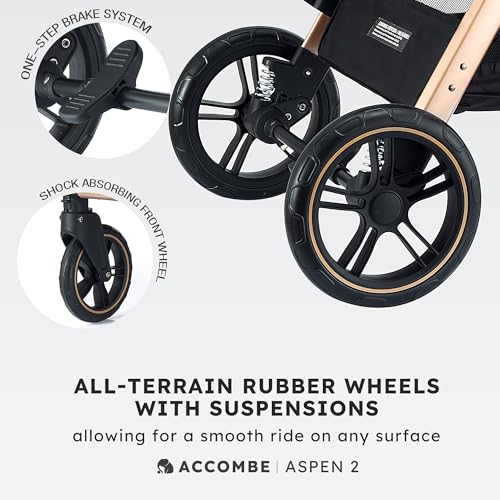 Accombe 2-in-1-Baby-Kinderwagen, umwandelbarer Stubenwagen für Säuglinge und Neugeborene 0-36 Monate - Image 4