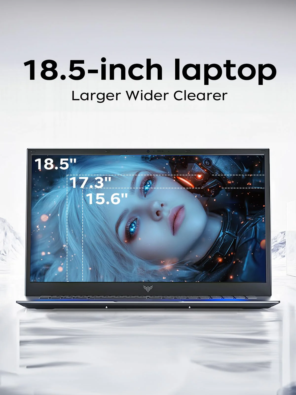 ACEMAGIC 18,5 Zoll Laptop, 8000mAh,Twin Lake N150 (bis zu 3,6 GHz), 16 GB DDR4 512 GB SSD bis zu 2 TB, 1920 x 1080 IPS Full HD Laptop, BT5.0, HDMI, Typ-C, 180° Öffnen und Schließen - Image 7