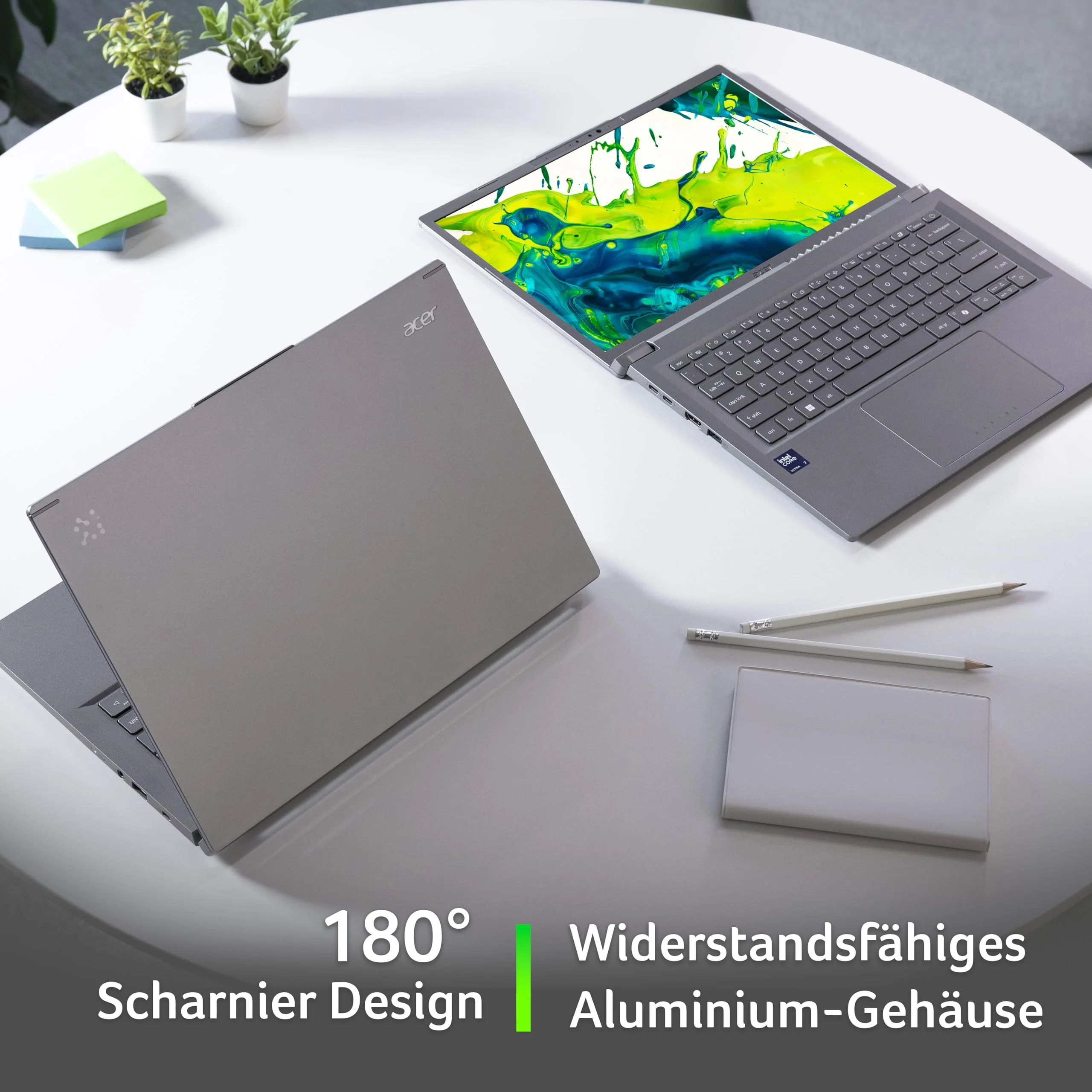 Acer Aspire 14 AI (A14-52M-790K) Laptop, 47 Tops, 14" WUXGA IPS Display, Intel Core Ultra 7 258V, 32 GB RAM, 1 TB SSD, Intel Arc Grafik 140V, Windows 11, QWERTZ Tastatur, grau - Image 12