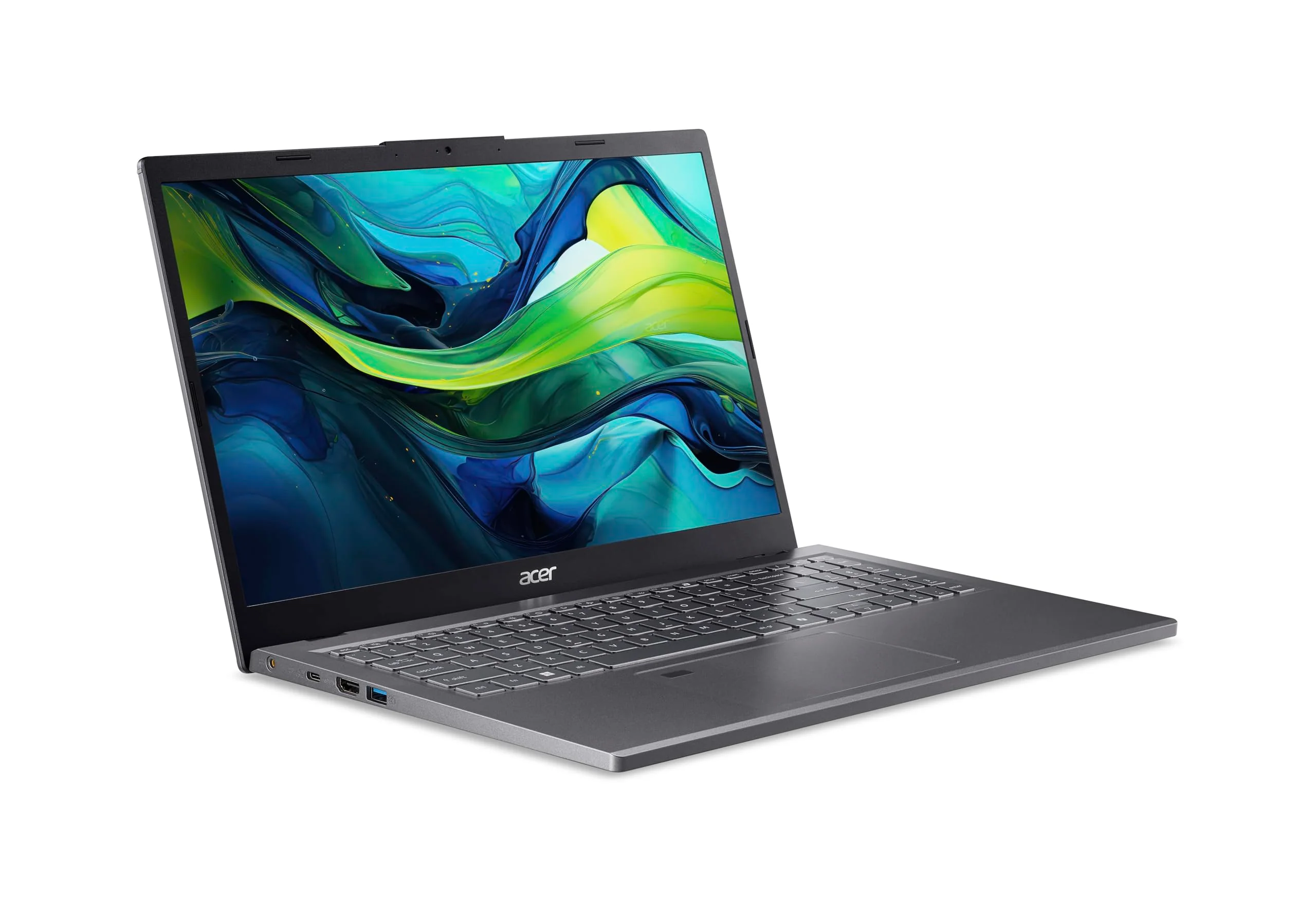 Acer Aspire 15 (A15-41M-R0QX) Laptop, 15,6" FHD IPS Display, AMD Ryzen 5 8640HS, 8 GB RAM, 512 GB SSD, AMD Radeon 760M, Windows 11, QWERTZ Tastatur, grau - Image 8