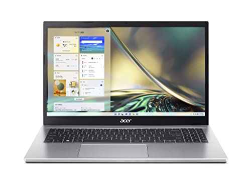 Acer Aspire 3 (A315-59-52V0) Laptop | 15,6" FHD Display | Intel Core i5-1235U | 16 GB RAM | 1 TB SSD | Intel Iris Xe Graphics | Windows 11 | QWERTZ Tastatur | Silber - Image 2