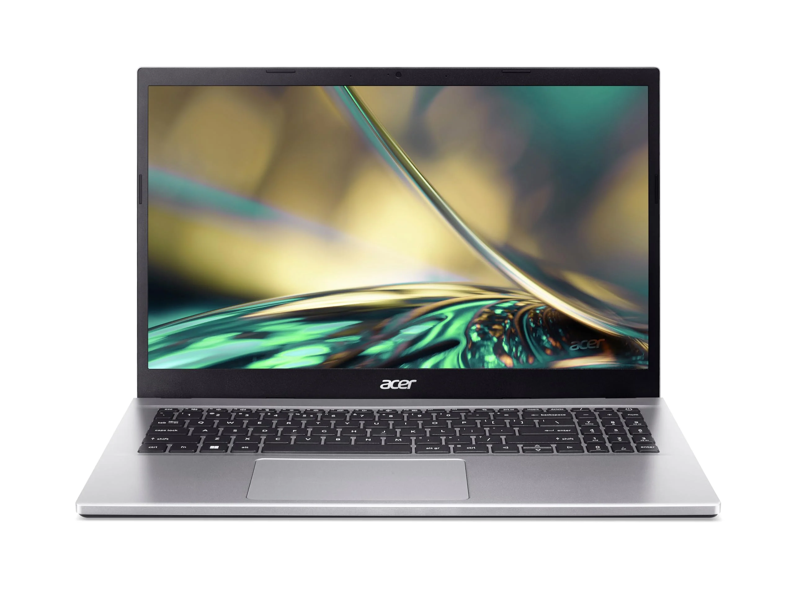 Acer Aspire 3 (A315-59-72MF) Laptop | 15,6" FHD IPS Display | Intel Core i7-1255U | 16 GB RAM | 512 GB SSD | Intel Iris Xe Grafik | Windows 11 | QWERTZ Tastatur | Silber - Image 2