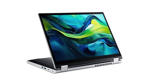 Acer Aspire 3 Spin (A3SP14-31PT-C31L) Convertible Notebook | 14" WUXGA IPS Touch-Display | Intel N100 | 4 GB RAM | 128 GB SSD | Intel UHD Grafik | Windows 11 | QWERTZ Tastatur | Silber - Image 3
