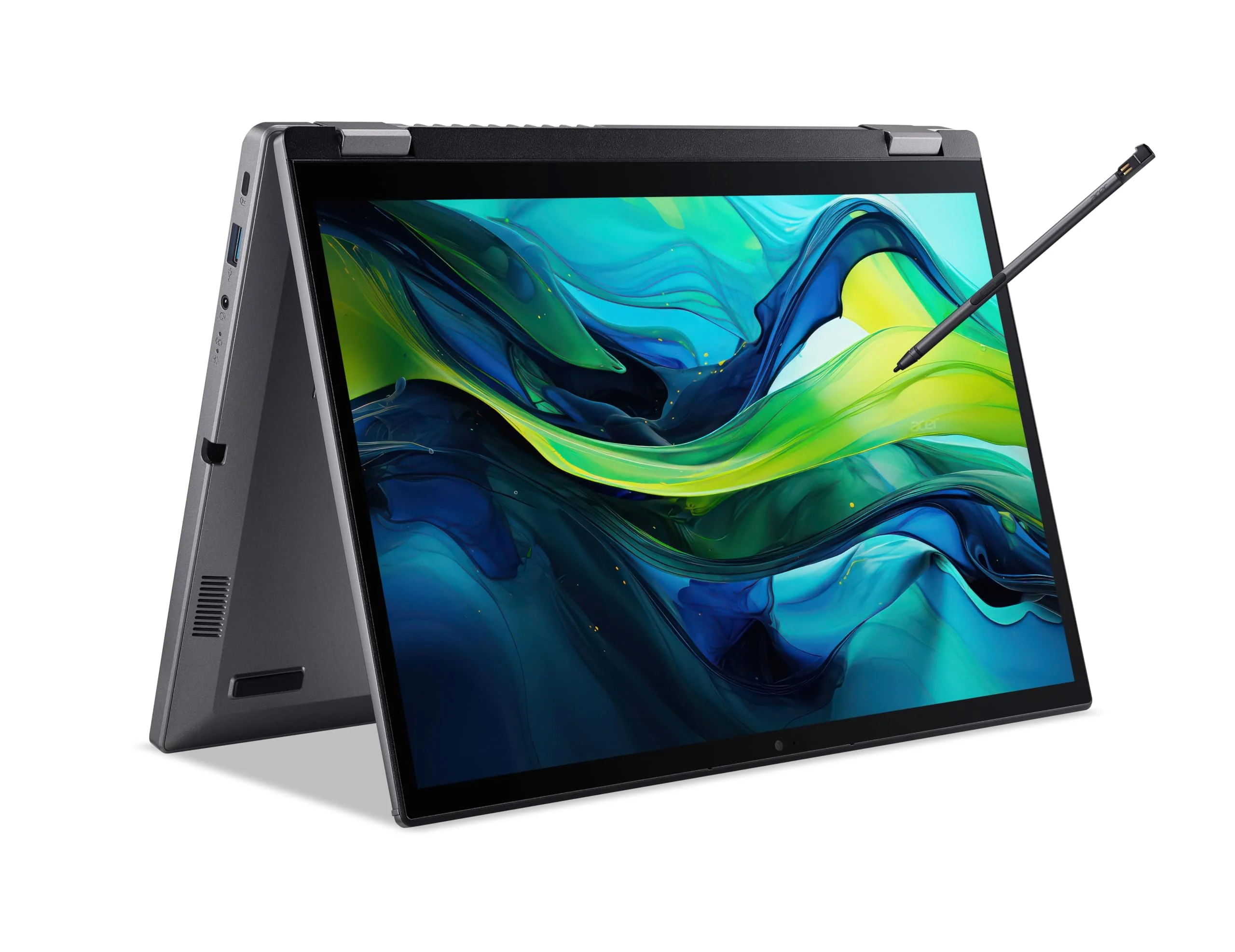 Acer Aspire Spin 14 (ASP14-51MTN-78QB) Convertible Notebook | 14" WUXGA Touch-Display | Intel Core 7 150U | 16 GB RAM | 1 TB SSD | Intel Grafik | Windows 11 | QWERTZ Tastatur | grau - Image 9