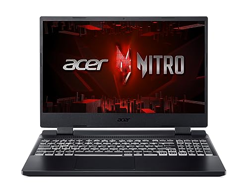 Acer Nitro 5 (AN515-58-941L) Gaming Laptop | 15.6 Inch FHD 144Hz Display | Intel Core i9-12900H | 16 GB RAM | 1 TB SSD | NVIDIA GeForce RTX 4060 | Windows 11 | QWERTZ Keyboard | Black - Image 2