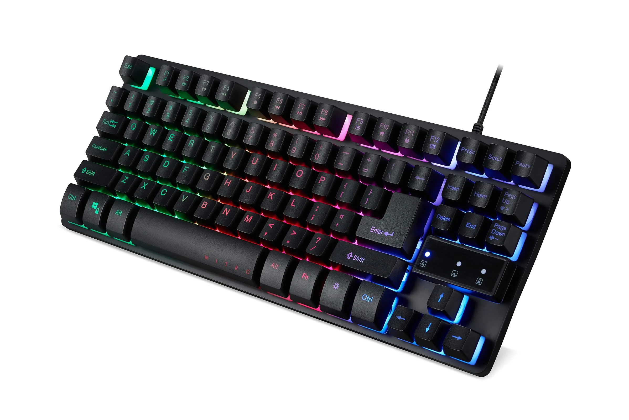 Acer Nitro Keyboard, NKW120, USB Standard Black Retail Pack for DE - Image 2