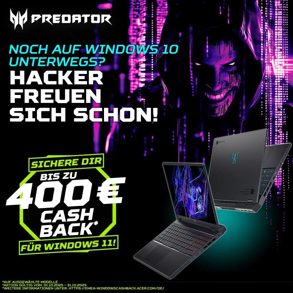 Acer Predator Helios Neo 16 AI (PHN16-73-963H) Gaming Laptop, 13 Tops, 16" WQXGA IPS 240Hz Display, Intel Core Ultra 9 275HX, 32 GB RAM, 1 TB SSD, NVIDIA GeForce RTX 5070, Windows 11, QWERTZ Tastatur - Image 9