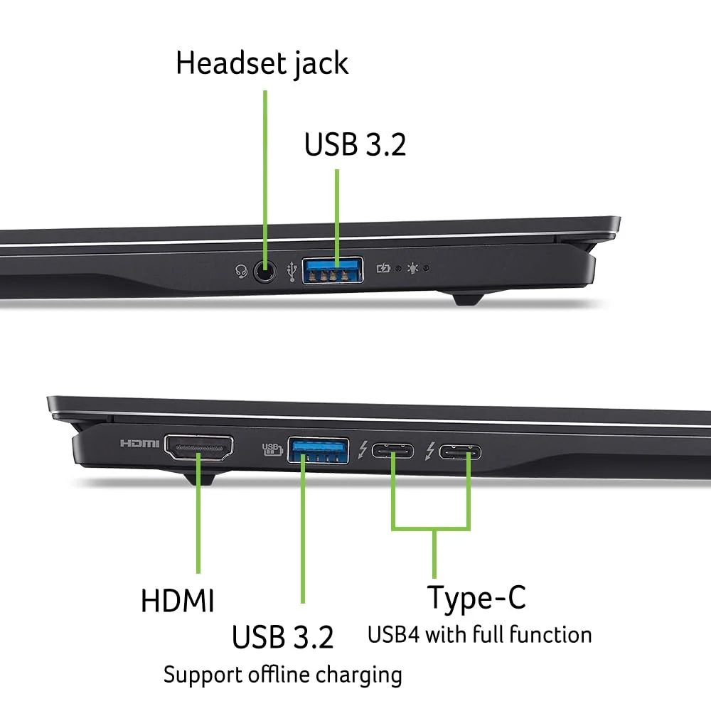 Acer Swift 16 AI OLED (SF16-51-74C3) KI Laptop, Copilot+ PC, 16" WQ2.8K OLED 120Hz Display, Intel Core Ultra 7 256V 16 GB RAM, 1 TB SSD, Intel Arc Grafik 140V, Windows 11, QWERTZ Tastatur - Image 6